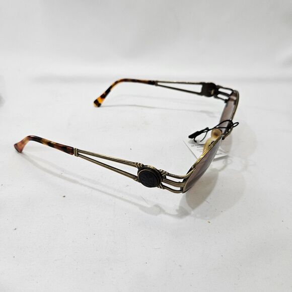 Vintage Fendi Tortoise Shell Rounded Sunglasses FS 149 Unisex Brown Frame Shades - Picture 7 of 15